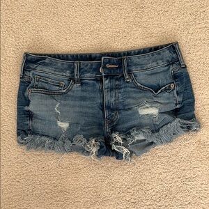 Distressed Denim Women's Shorts